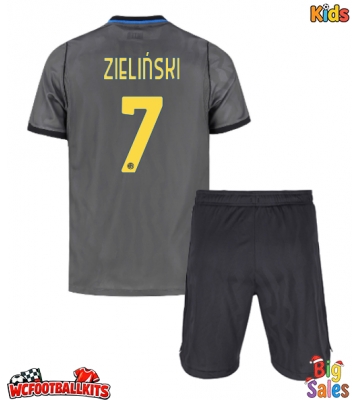 Inter Milan Piotr Zielinski #7 Replica Third Stadium Kit for Kids 2026-27 Short Sleeve (+ pants)